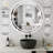 Demark Round LED Mirror,Frameless Round Bathroom Mirror with Lights,3 Color Temperature,Dimmable,Anti-Fog,Memory Function Wall Mounted Round LED Mirror-1707460880