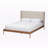 Ellerman Wingback mid-century look, King Bed, Light Beige 81.77'' W X 86.47'' L X 46.04" H-2073573516-2073162133