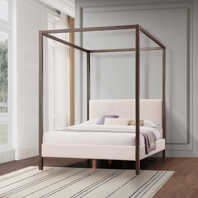 Upholstered Canopy Bed