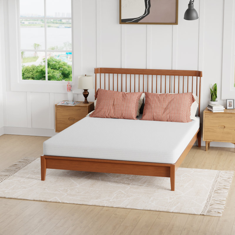 Bannack Medium Gel Memory Foam Mattress, Queen, 6"