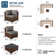 Bhairavi 6 - Person Modular Patio Conversation Sets with Cushions