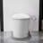 White Smart Toilet With Elongated Design, Auto Open/Close Lid, Foot - Operated Activation, 1.28 Siphonic Jet Flush, Multiple Washing Modes, And Heated Seat For Bathroom Hygiene-121602417