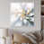 Cadre flottant blanc