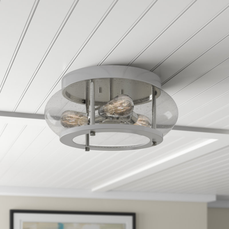 Spofford Glass Spotlight, Brushed Nickel