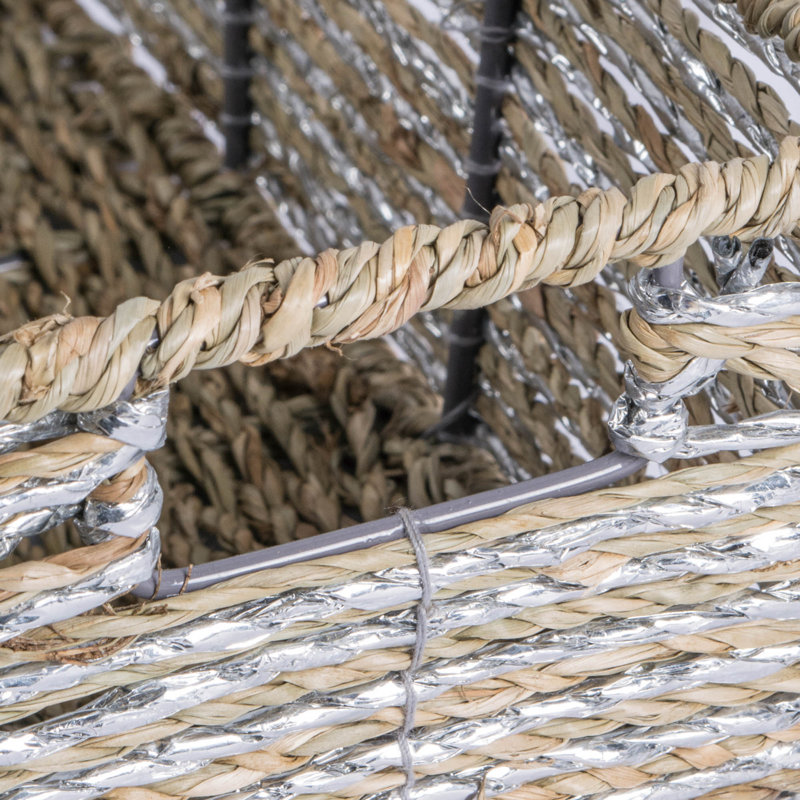 Panier en osier trapézoïdal