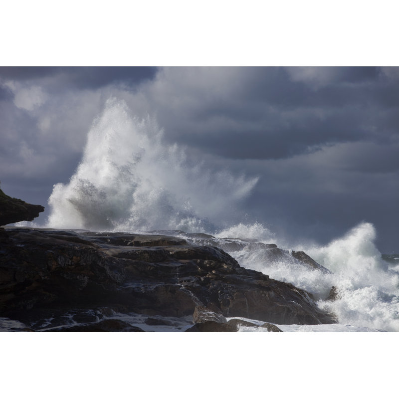 Vagues orageuses par Livingfoto, H 24 po x l 36 po