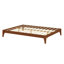 Base de lit plateforme en bois de bambou sec massif avec support en lattes de bois-1277171690