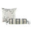 Couvre-lit 5 pièces pour grand lit, coussins 100% sarcelle inclus, rembourrage en vermicelle en coton avec coussin inversé en microfibre-131256240-131256241