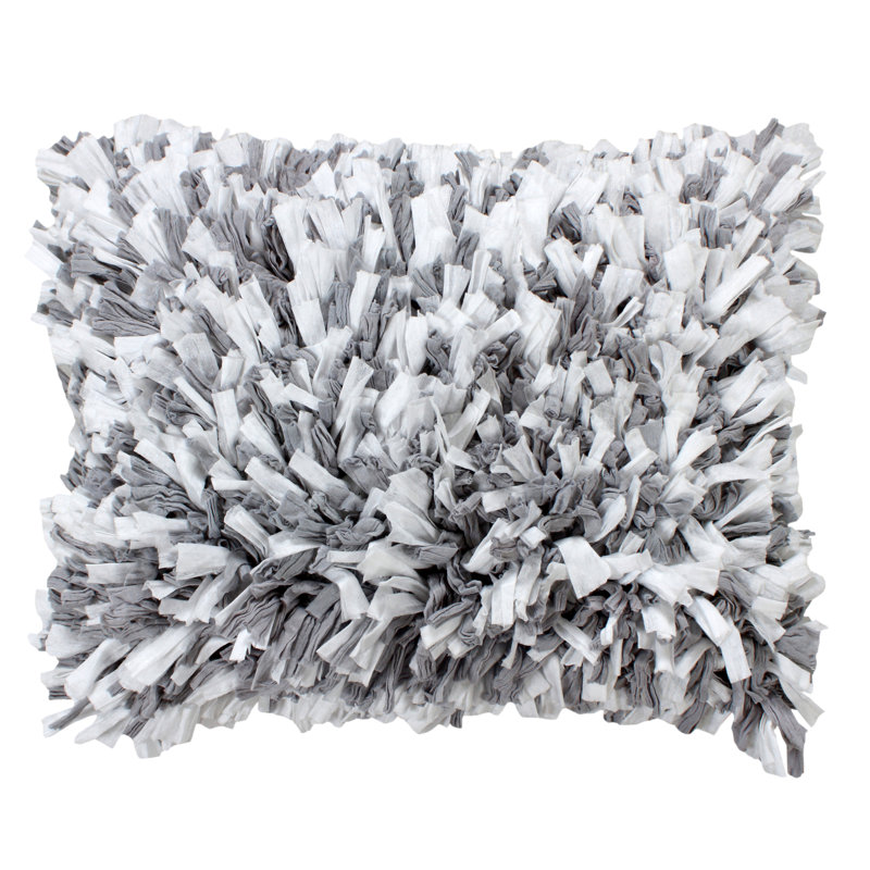 Coussin décoratif en coton, Gris