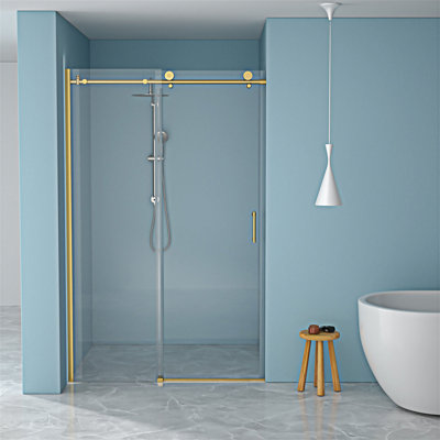 Single-Slide Shower Door