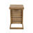 C-Shape End Table Brown