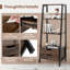 134cm H x 52cm W Metal Bookcase