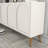 Modern Console Table, Cream & Walnut, 70.9 x 31.9 x 13.8 inches | 100% Melamine Coated Particle Board, Thickness: 0.7 inches | Stylish Design for Living Room & Entryway, Durable & Functional Storage Solution-902430373