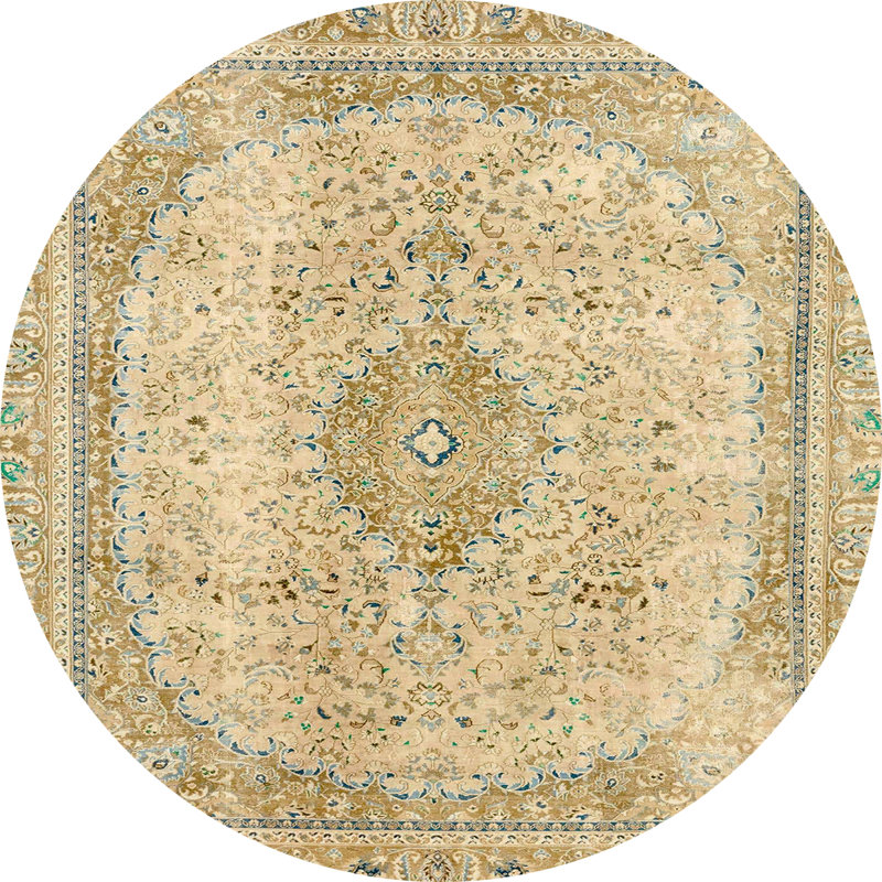 Tapis abstrait moderne 2120, Rond 5 pi