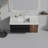 48" Wall Mounted Single Bathroom Vanity with Solid Surface Sink Top-915979242