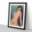 Female Nude by Amedeo Modigliani - Framed Print-62803061-62803060