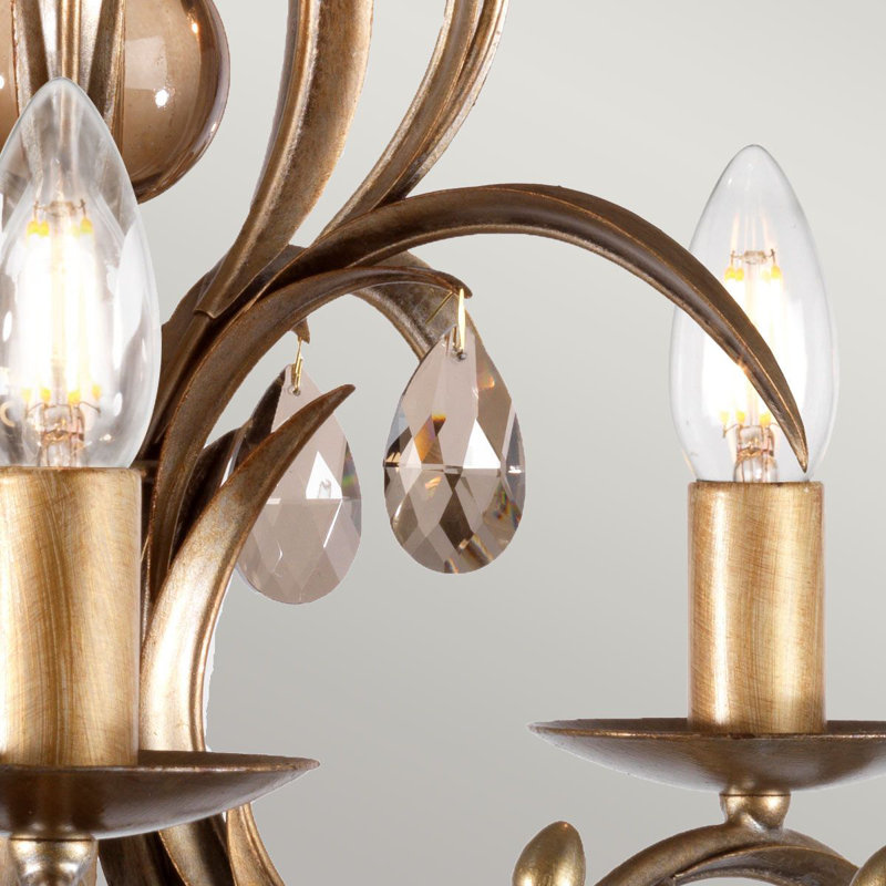 Ballycraigy 5 - Light Candle Style Chandelier