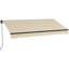 Auvent de patio rétractable en polyester l 98,5 po x P 59 po Outsunny-98262357-112964796-112964798