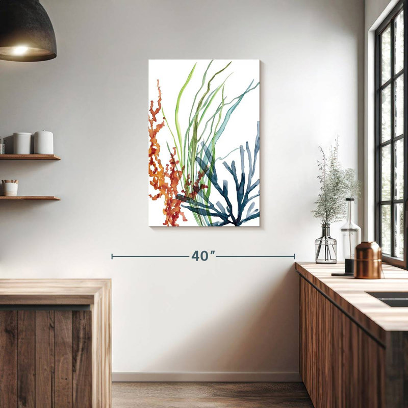 Brampt Ocean Garden I, 36" H x 24" W