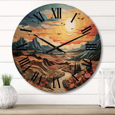 Horloge murale Nevada Canyon Mirage II - Canyon
