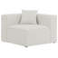 Cube gris en lin durable-814198050
