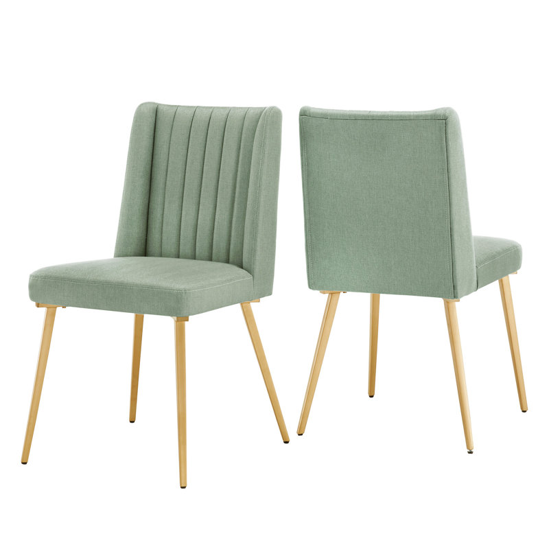 Chaise d'appoint à oreilles Simmerman, Vert aqua
