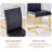 Brenetta 15.7'' H Faux Leather Upholstered Metal Side Chair, Modern Dining Chairs Set, Faux Leather High Back Side Chairs Stylish Armless Chair with C-Shaped Tube Chrome Metal Legs for Dining Room Kitchen Office-125810942-125810943-125810940