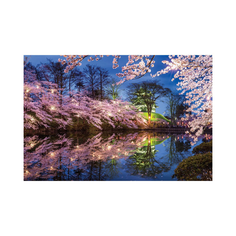 Cherry Blossom at Takada Castle, Joetsu, Niigata Prefecture, Japan 1 Piece Wrapped Canvas Wall Art
