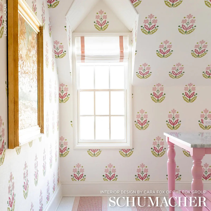Floweret Paperweave Wallpaper, Spring