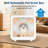 Automatic 72L Pet Drying Box for Cats & Dogs - 360° Efficient Grooming Blower - 5 Air Outlets - Negative Ion Quiet Smart Temperature Control - LED Display & Magnetic Door