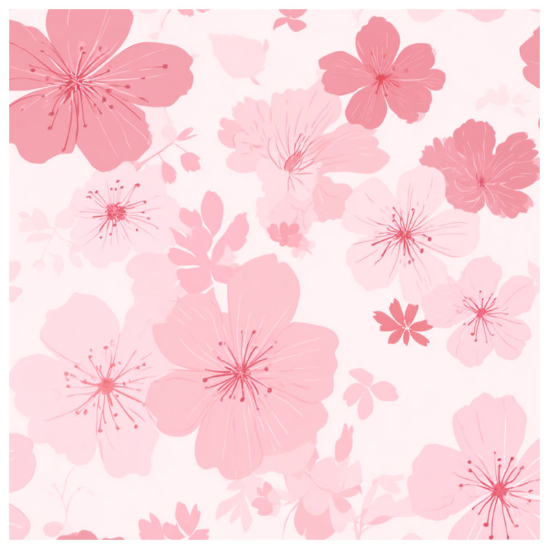 Coussin Cherry Blossom, 16 po x 16 po