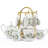 DNGJU 30.7oz. Floral Teapot Set
