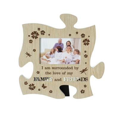 Dola Brown Wood Veneer Picture Frame