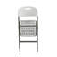 Chaise pliante portative en plastique pour jardin avec capacité de poids de 380 lb pour les événements
