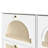 White Mid - Century Shoe Cabinet With 4 Flip Drawers, 2 Hooks For Hanging Key , Freestanding In Hallway, Tip Device, Felt Pads On Base, Keeps Entryway Area Clean Narrow Design Organizer Doors, Small-1643362413