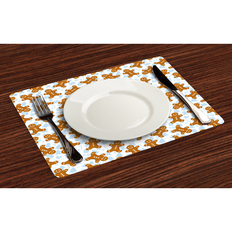 Chandra Gingerbread Man Tile Placemat
