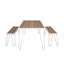 Allie 4 - Person Patio Dining Set with Rectangular Table-424822446