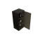 Armoire d'appoint flottante rayée en chêne noir brossé, fixée au mur pour les petits espaces, pré-assemblée et élégante-1534938888