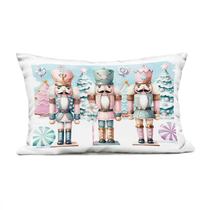 Coussin Nutcrackers & Pastel Scenery