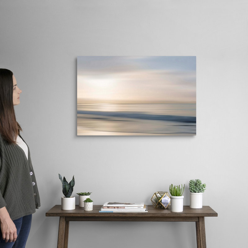 «Morning Rise» par Alex Hanson - peinture sur toile, Toile tendue, H 20 po x l 30 po, Sans cadre
