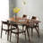 Walnut Solid Wood Dining Table-99317258
