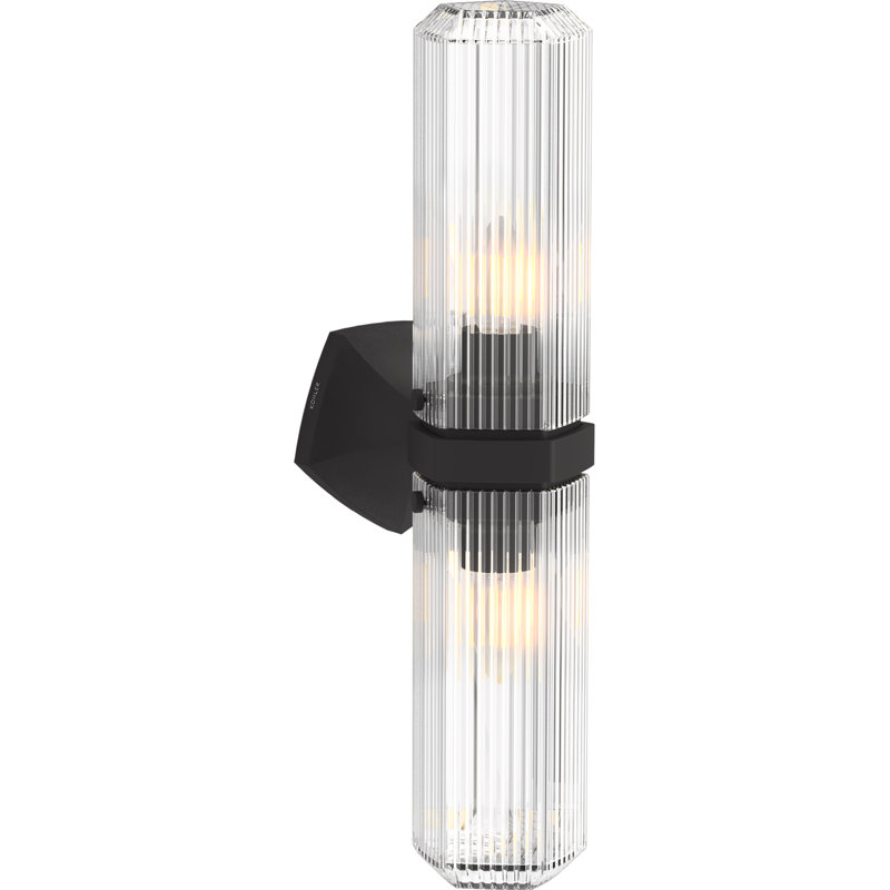 Occasion 2 - Light Armed Sconce, Matte Black