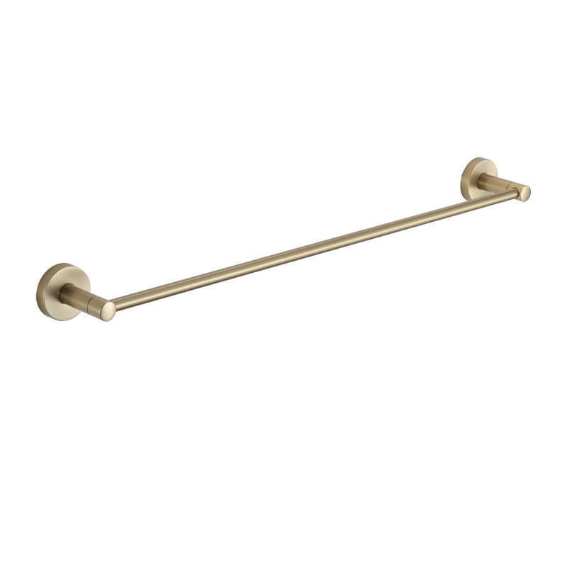 Azure - barre à serviettes simple - 30 po - Nickel satiné, Laiton satiné, H 2,87 po x l 10,55 po x P 2,87 po