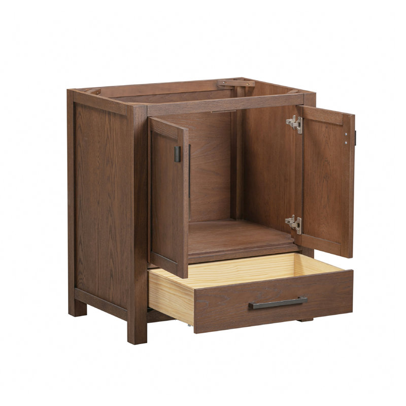 Base de meuble-lavabo 30 po Souther seulement, Chêne moka