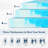 Molley 3'' Twin Blue Wave Cooling Gel Memory Foam Mattress Topper-982325345-956806467