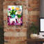 «White Kitty And Flowers» par Holly McGee, art sur toile-1017859363
