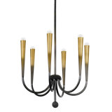 Adley Chandelier in Gradient Brass by Cortney Bishop