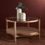 Table basse en rotin et verre Karyna-999333584
