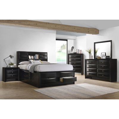 5-piece California King Bedroom Set Black