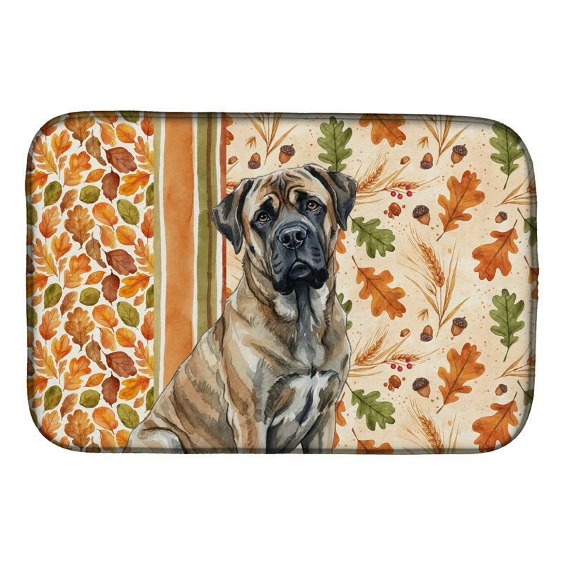 Tapis de séchage d'automne Brindle Mastiff Heirloom